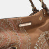 Nicole Lee USA Side Braided Tassel Inlaid Rhinestone Embroidery Hobo Bag Hobo Bag Trendsi   