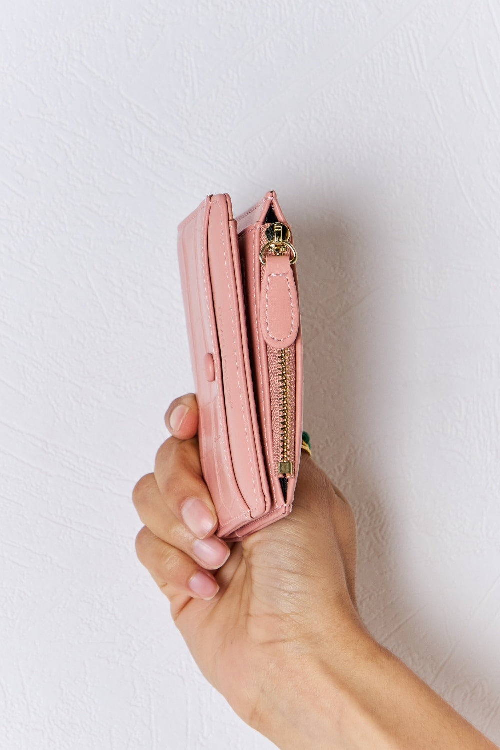 David Jones Texture PU Leather Mini Wallet - NeoKira Unlimited