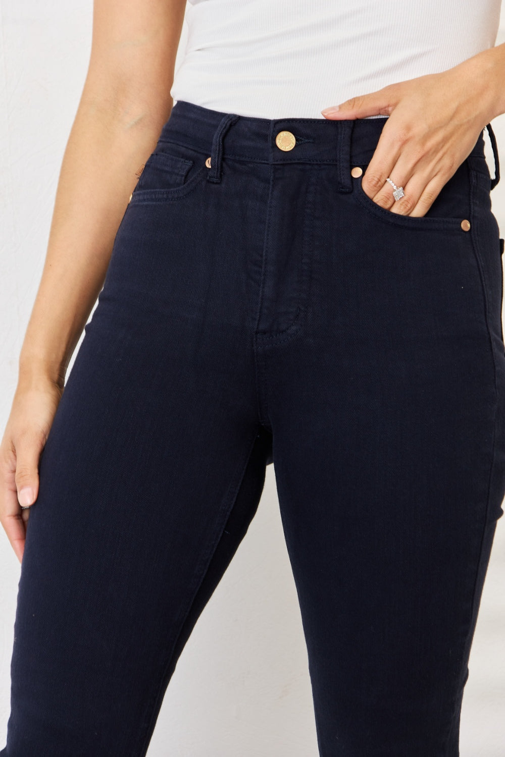 Judy Blue Full Size Garment Dyed Tummy Control Skinny Jeans - NeoKira Unlimited
