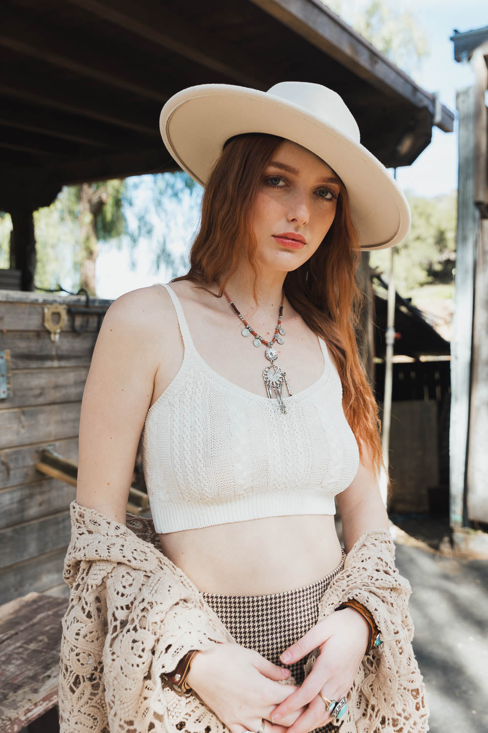 Cable Stitch Breathable Brami - NeoKira Unlimited