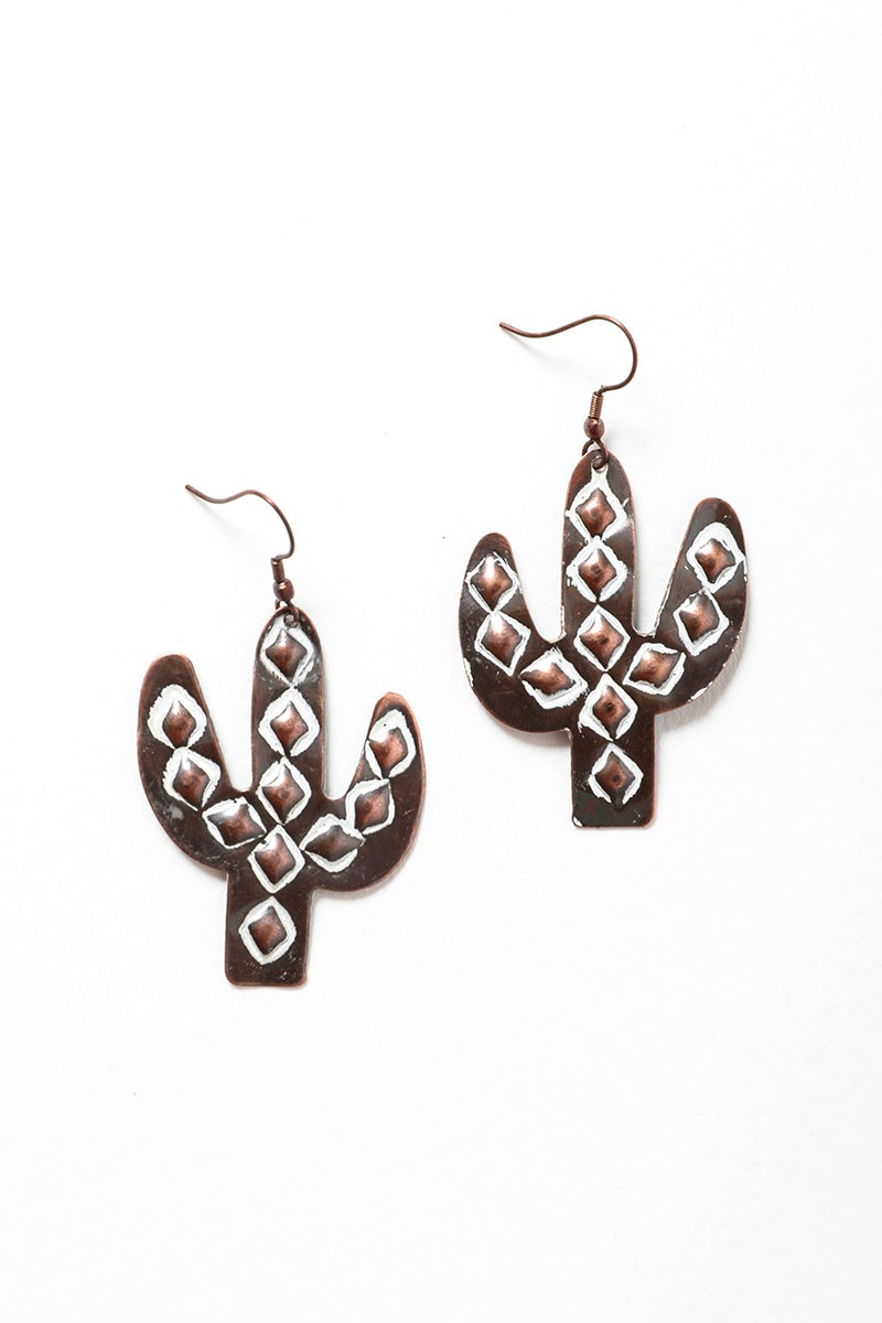 Cactus Dangling Earrings - NeoKira Unlimited