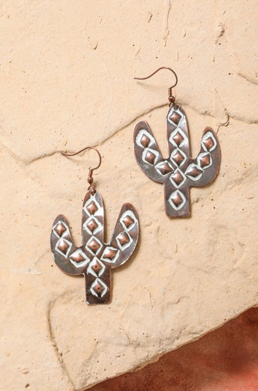 Cactus Dangling Earrings - NeoKira Unlimited