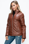 How Dare U Pocketed Zip Up Puffer Jacket with Removable Hood - NeoKira Unlimited