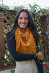 Fuzzy Chenille Tassel Infinity Scarf Scarves Leto Collection   