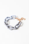 Chunky Linked Chain Bracelet Bracelets Leto Collection Gray  