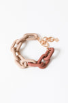 Chunky Linked Chain Bracelet Bracelets Leto Collection Khaki  