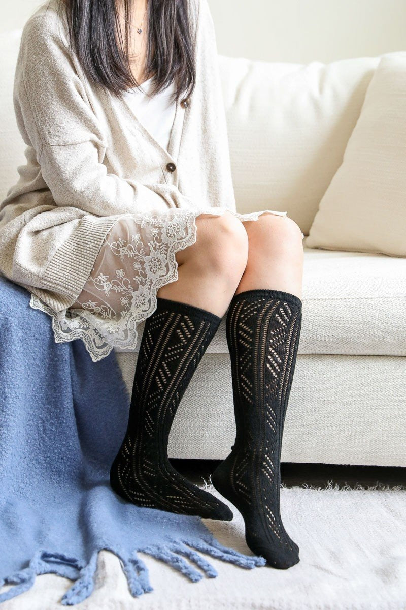 Classic Knit Crew Socks - NeoKira Unlimited