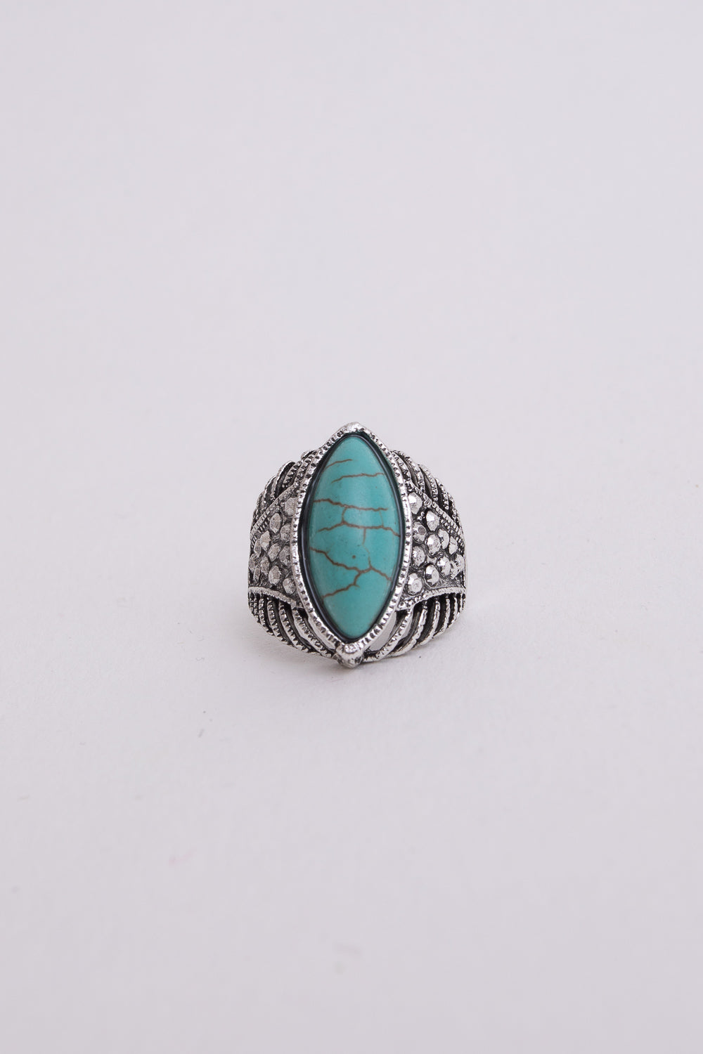 Classic Marquise Turquoise Ring - NeoKira Unlimited