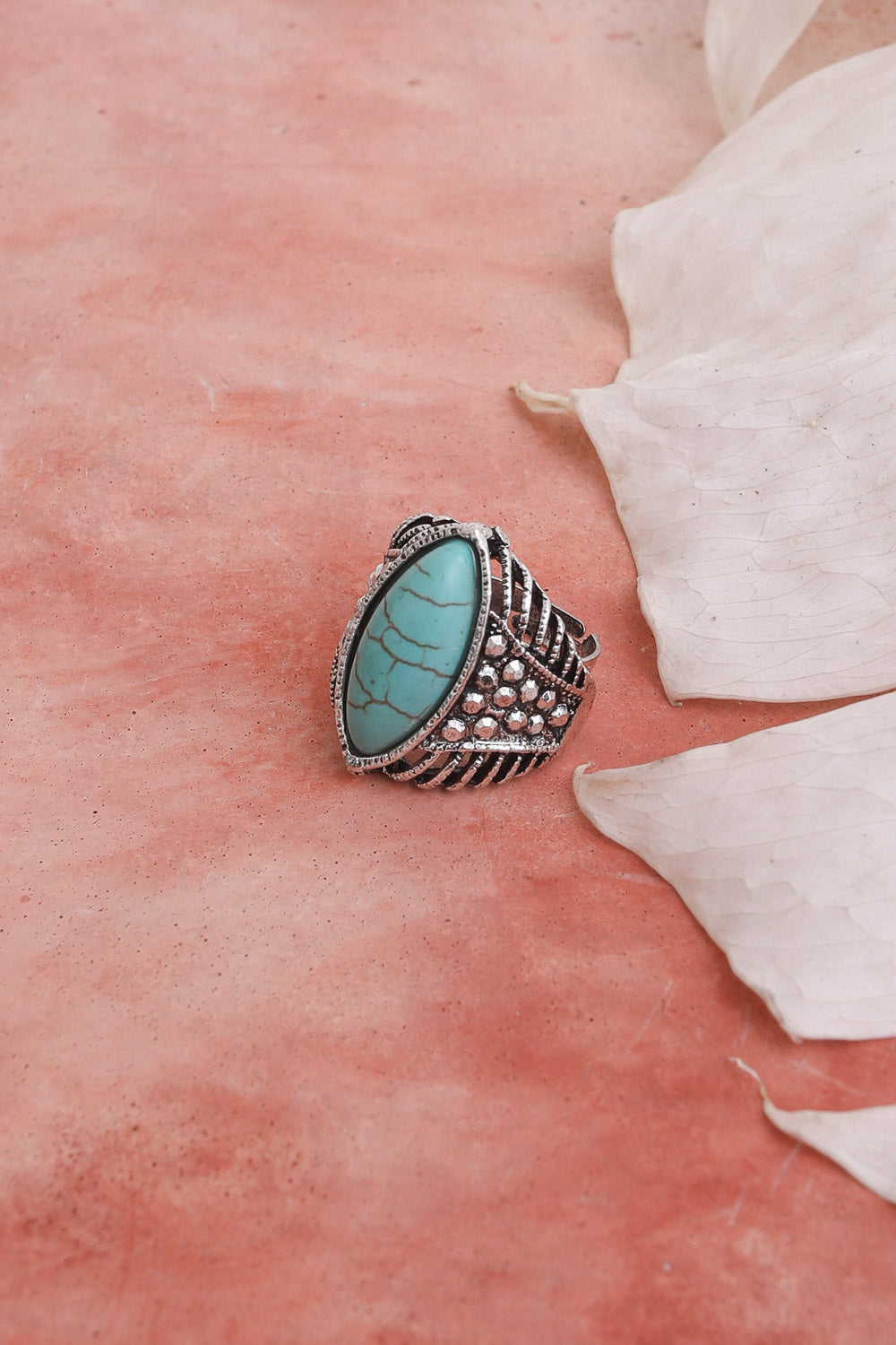 Classic Marquise Turquoise Ring - NeoKira Unlimited