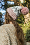 Classic Winter Pom Beanie Beanies Leto Collection Pink  