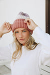 Color Block Knit Beanie Beanies Leto Collection   