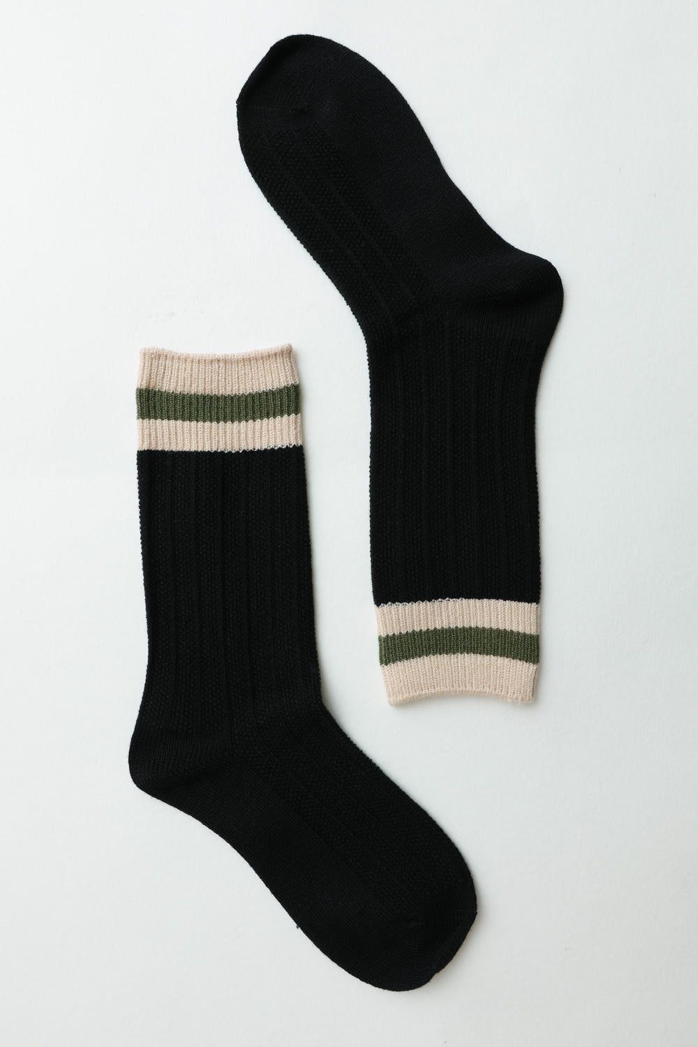 Color Block Socks Socks Leto Collection Black  