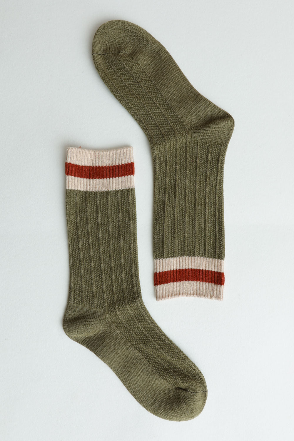 Color Block Socks Socks Leto Collection Green  