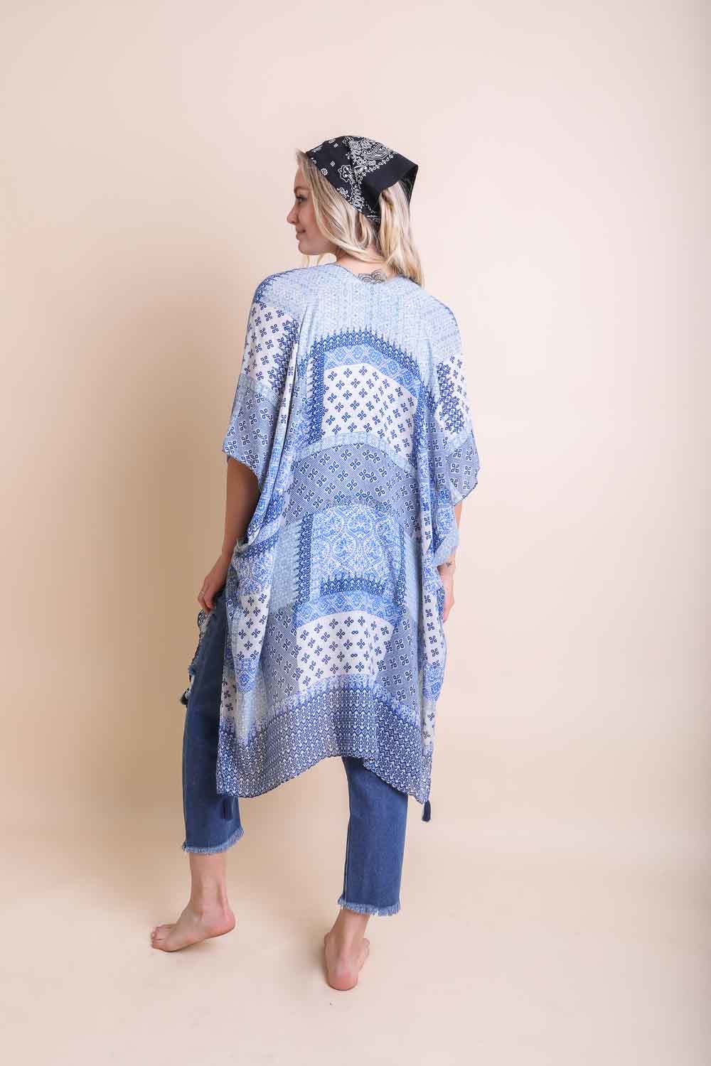 Color Graded Patchwork Kimono Kimono Leto Collection   