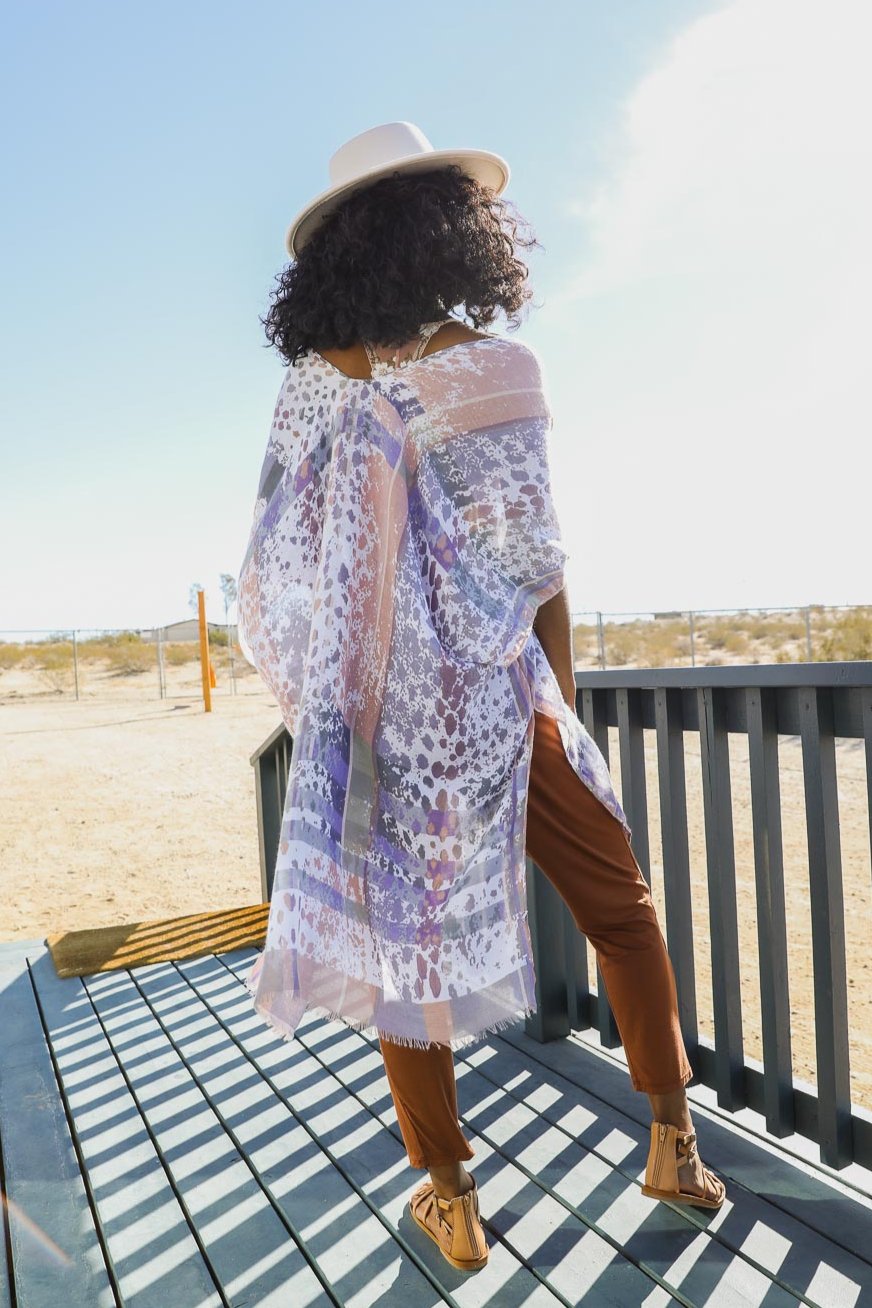 Colorful Splatter Kimono Kimono Leto Collection   