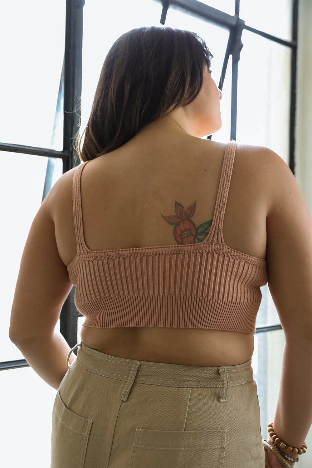 Contour Rib Knit Brami Plus - NeoKira Unlimited