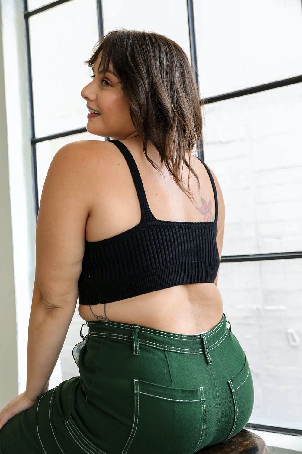 Contour Rib Knit Brami Plus - NeoKira Unlimited