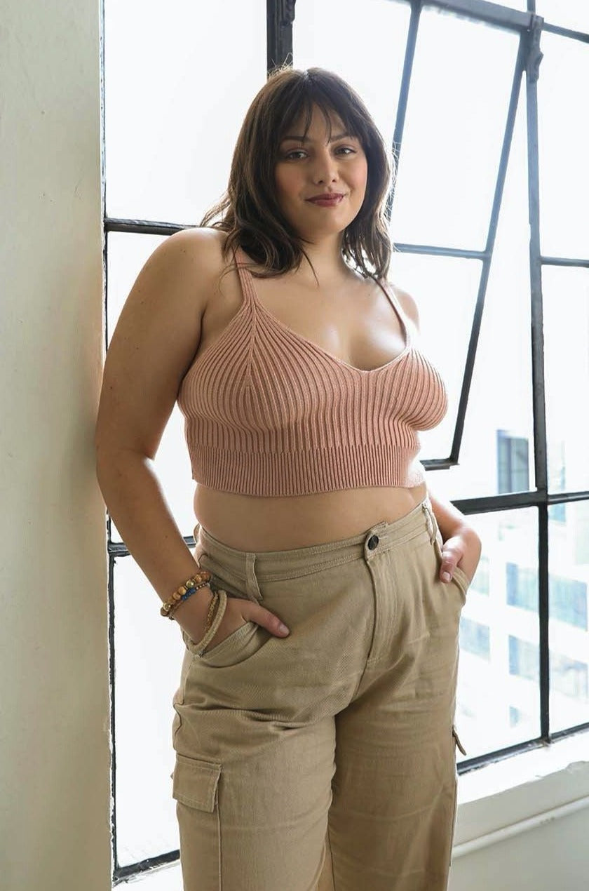 Contour Rib Knit Brami Plus - NeoKira Unlimited