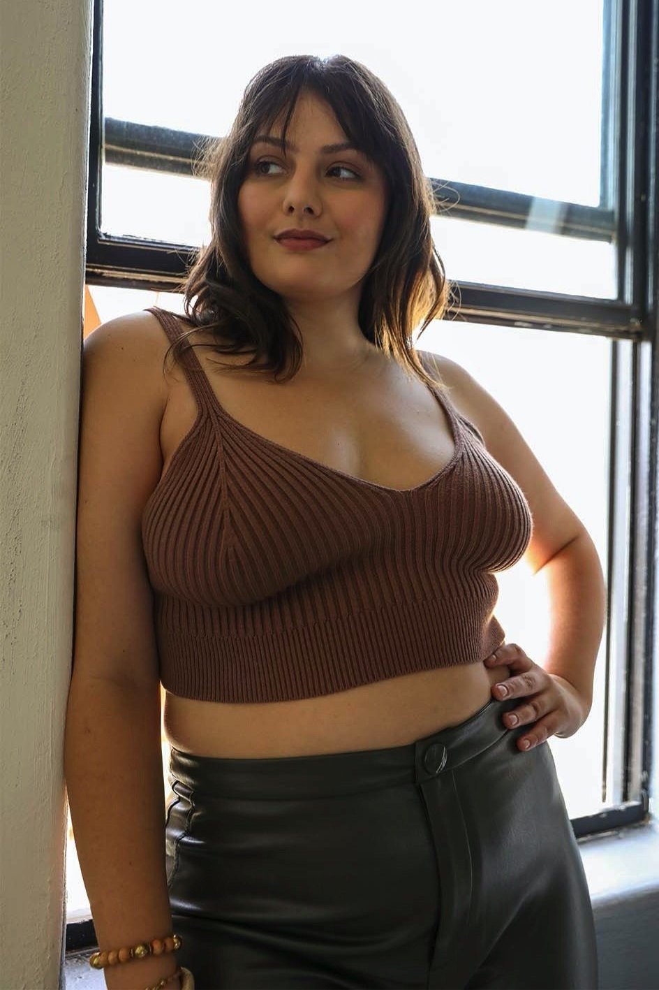 Contour Rib Knit Brami Plus - NeoKira Unlimited