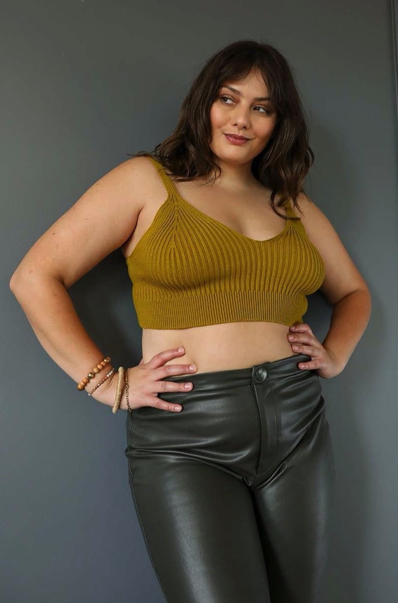 Contour Rib Knit Brami Plus - NeoKira Unlimited