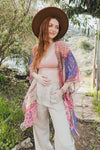 Bohemian Burnout Velvet Kimono Kimono Leto Collection   