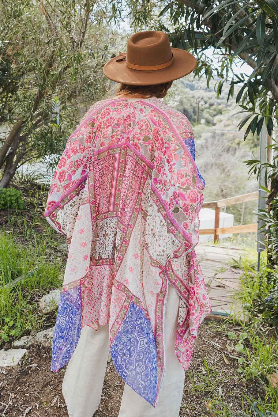 Bohemian Burnout Velvet Kimono - NeoKira Unlimited