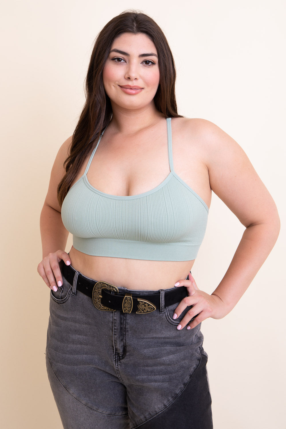 Curvy Tattoo Back Bralette - NeoKira Unlimited