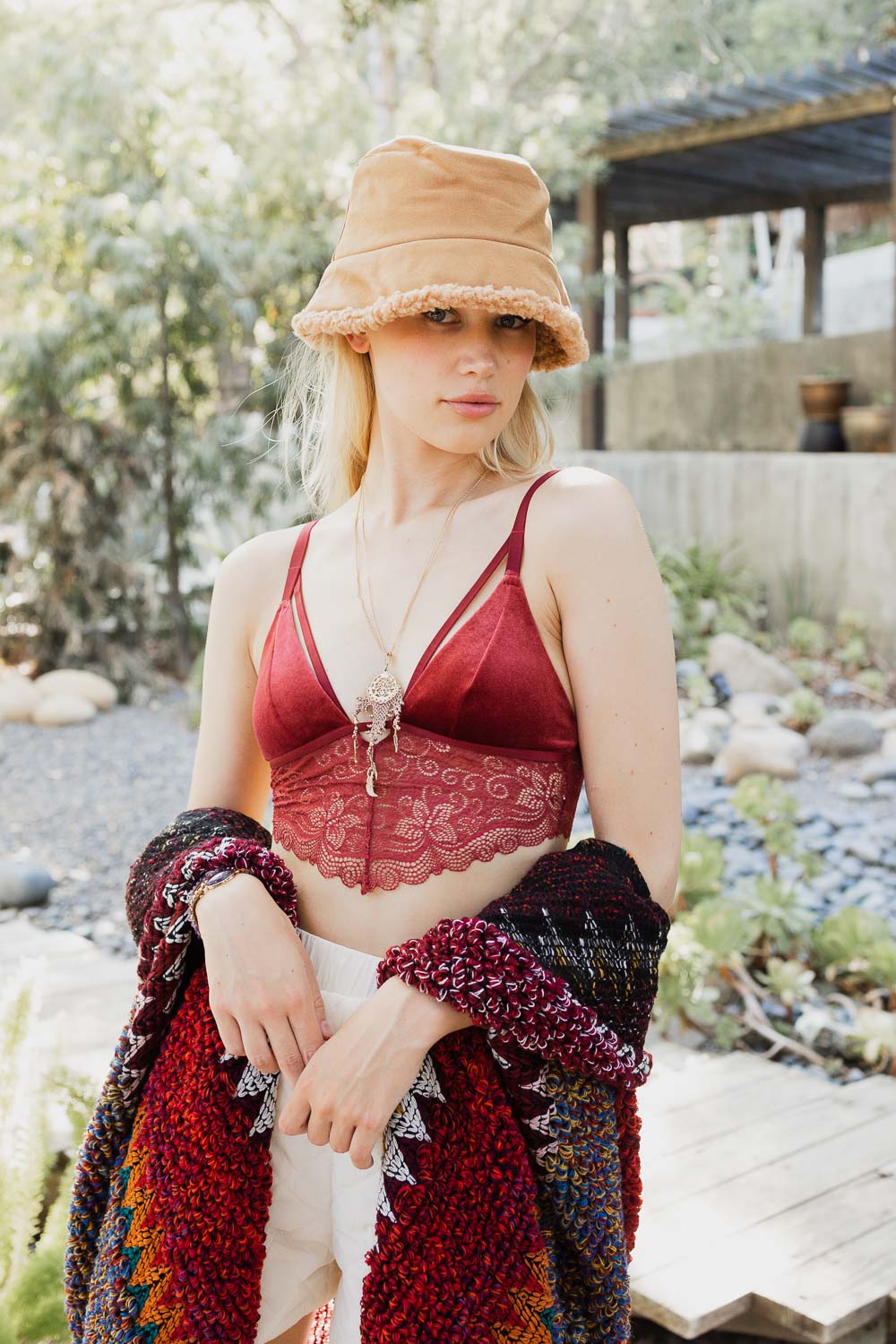 Luxe Velvet Lace Bralette - NeoKira Unlimited