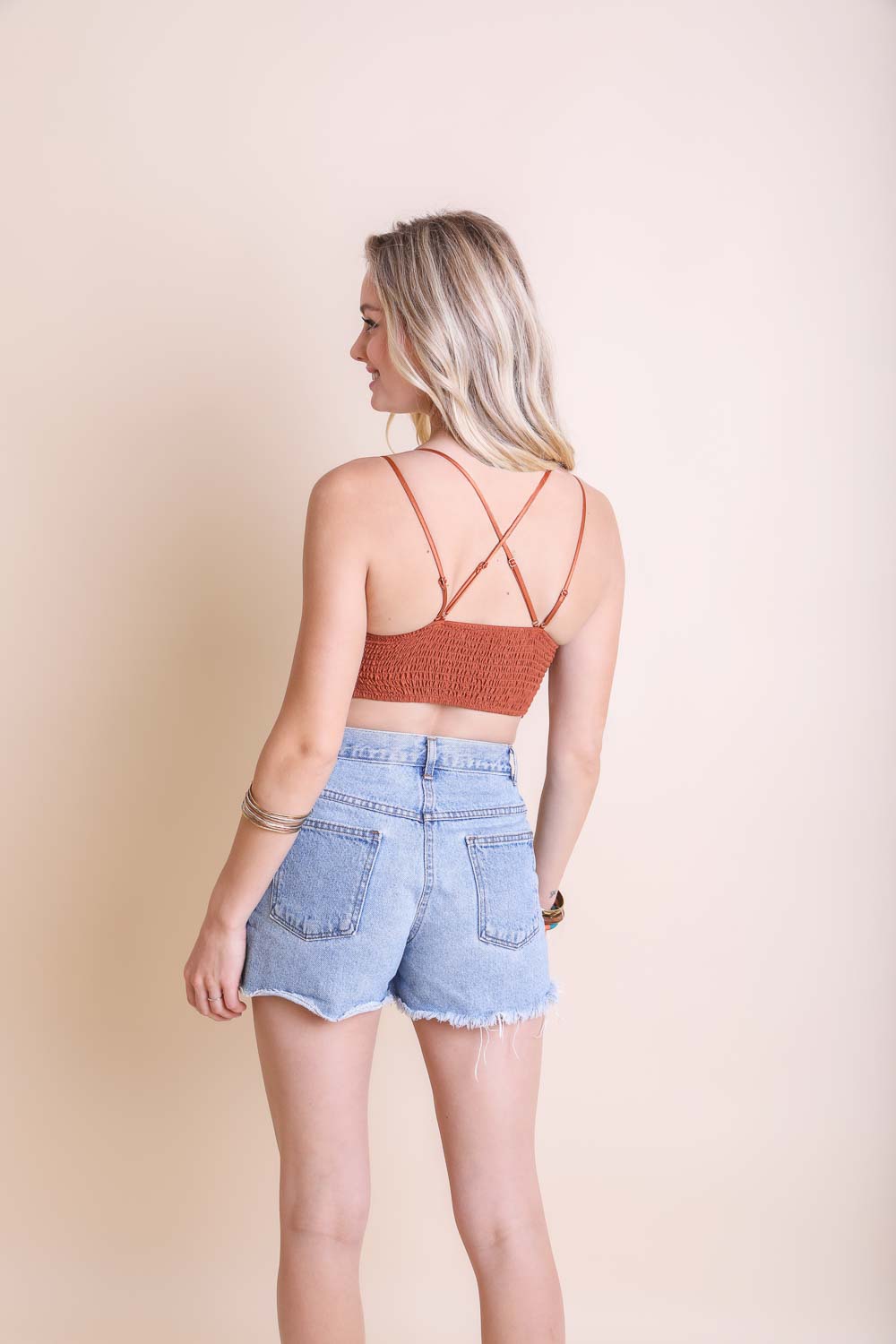 Cotton Crochet Longline Bralette Bralette Leto Collection   