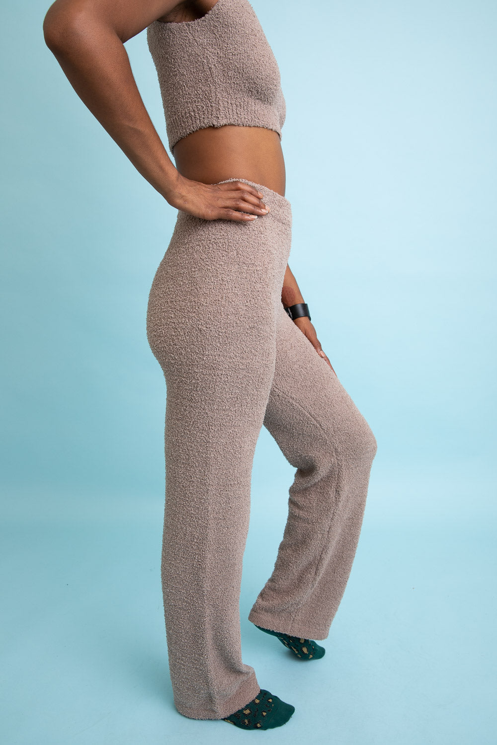 Cozy Boucle Lounge Pants Pants Leto Collection   