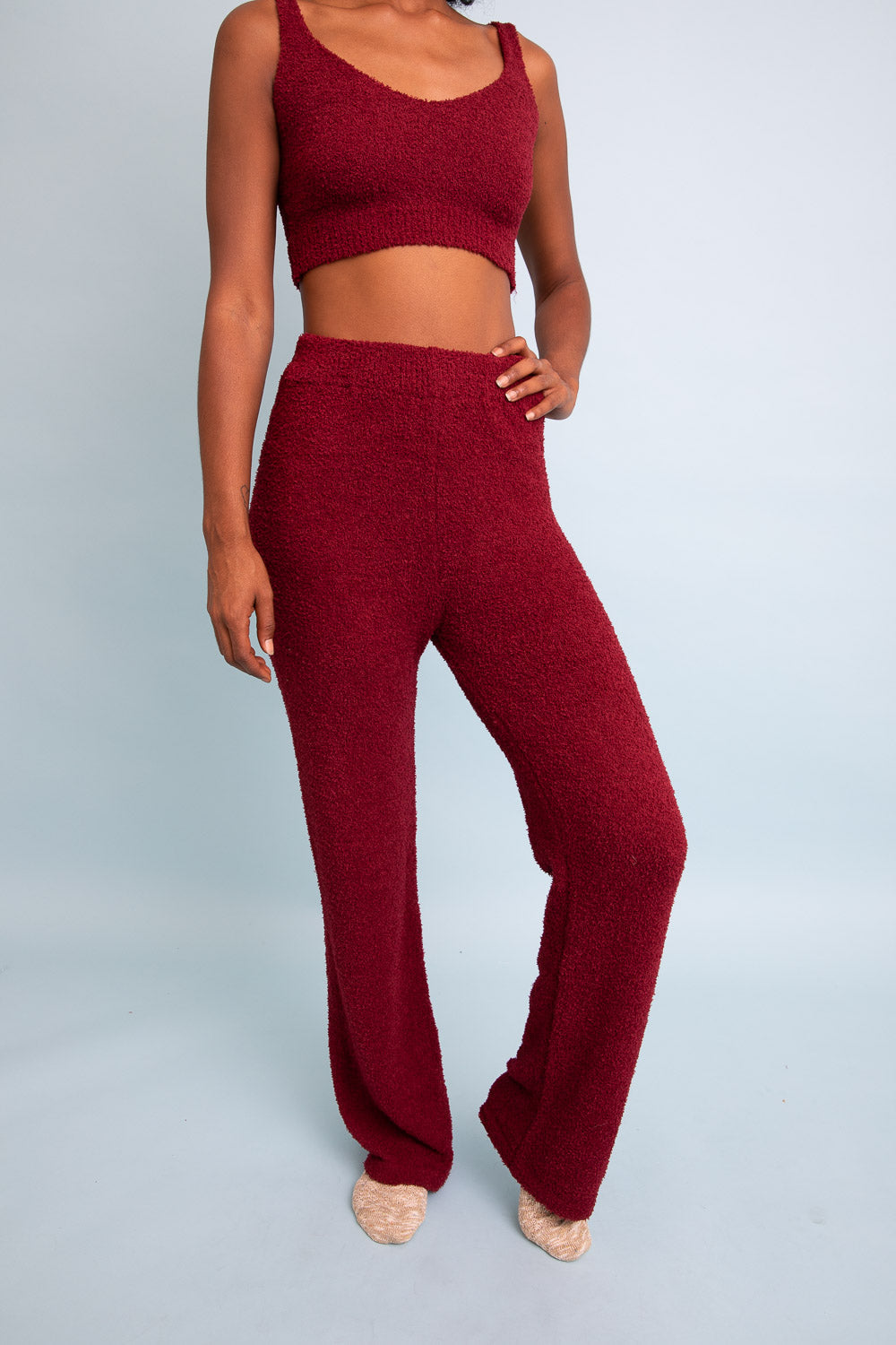 Cozy Boucle Lounge Pants - NeoKira Unlimited