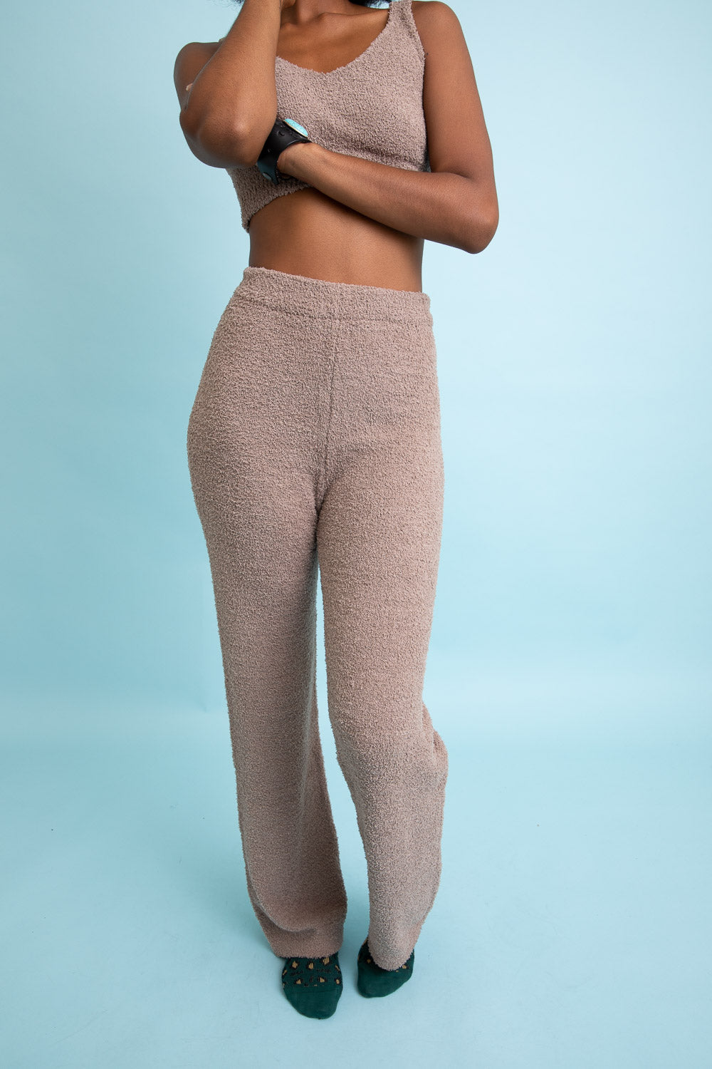 Cozy Boucle Lounge Pants - NeoKira Unlimited