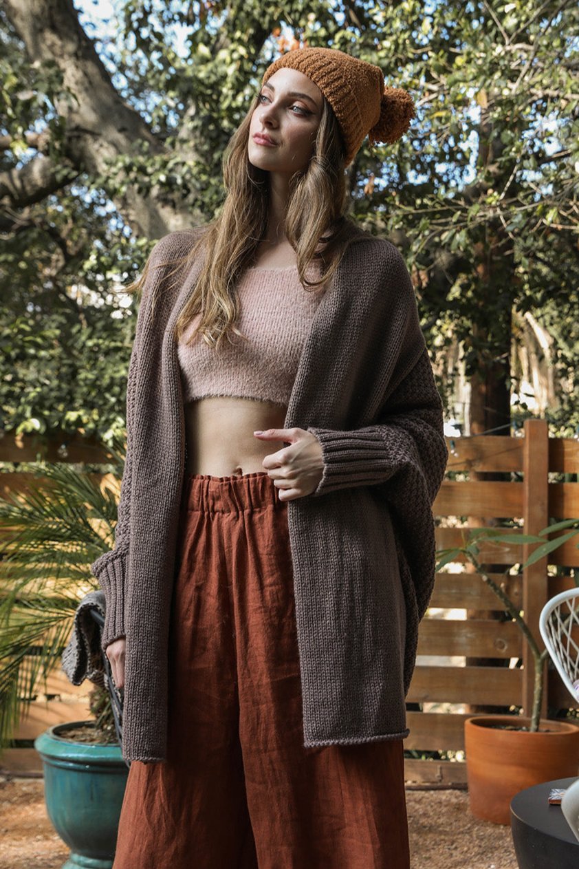 Cozy Chic Bat Wing Bliss Knit Cardigan - NeoKira Unlimited