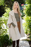 Cozy Solid Color Hooded Ruana Ponchos Leto Collection   