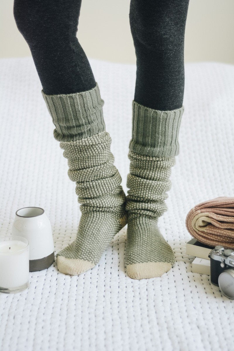 Cozy Ribbed Knit Lounge Socks - NeoKira Unlimited
