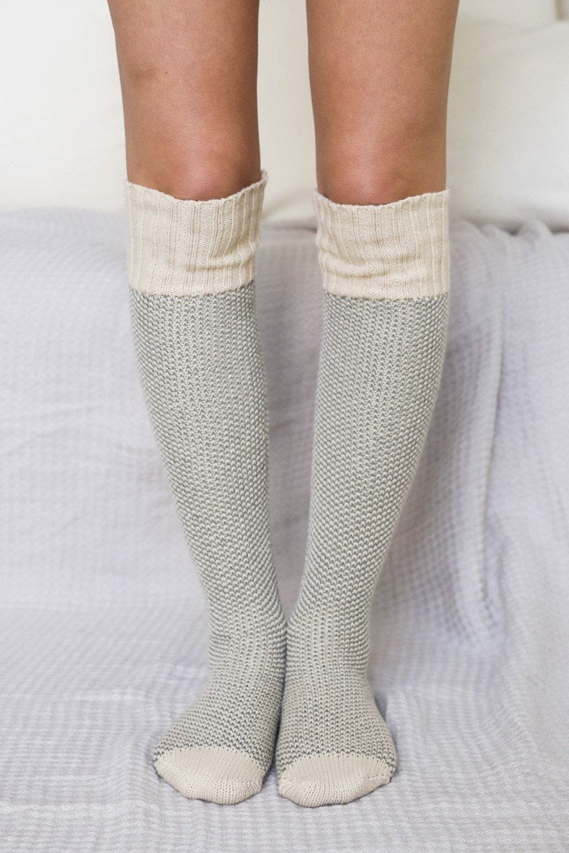 Cozy Ribbed Knit Lounge Socks - NeoKira Unlimited