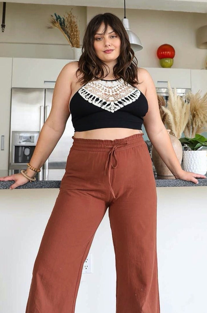 Plus Size Crochet Lace Bralette – Soft and Stylish Look - NeoKira Unlimited