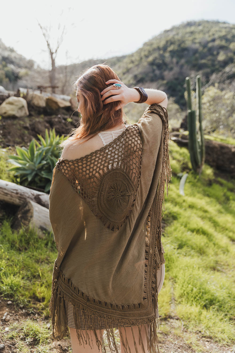 Crochet Medallion Tassel Kimono Kimono Leto Collection   