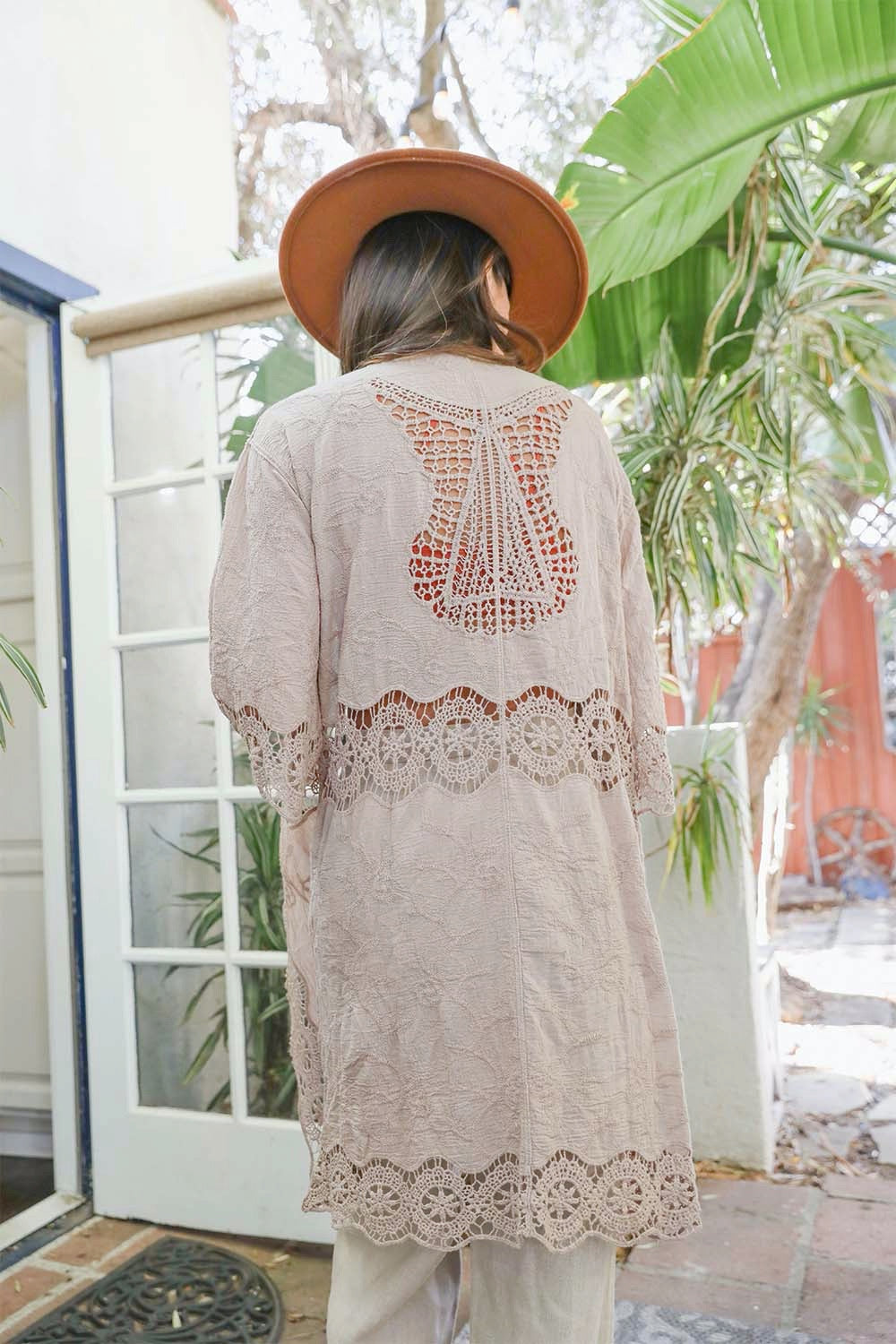 Crochet Open Patch Kimono - NeoKira Unlimited