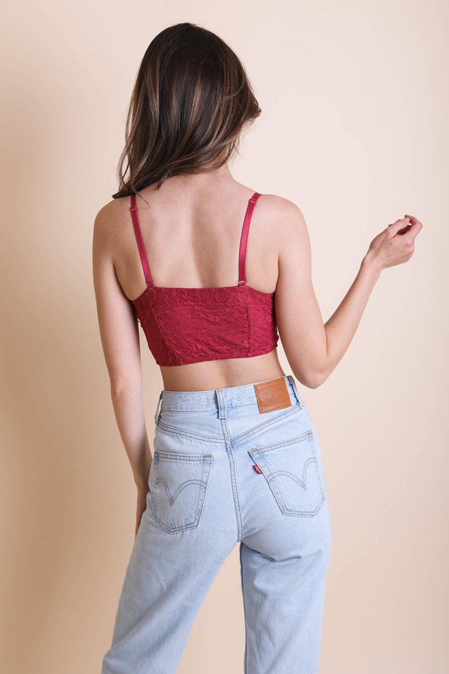 Cropped Lace Camisole - NeoKira Unlimited