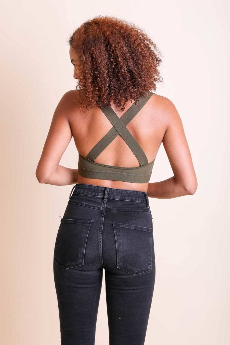 Cross Strap Bralette 🤞 - NeoKira Unlimited