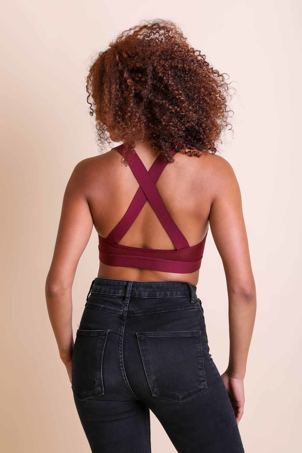 Cross Strap Bralette 🤞 - NeoKira Unlimited