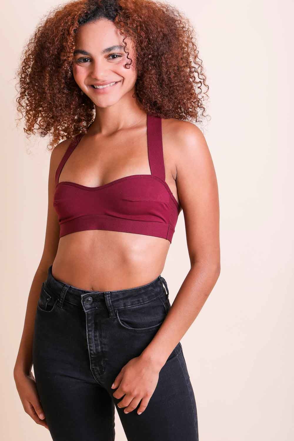 Cross Strap Bralette 🤞 - NeoKira Unlimited