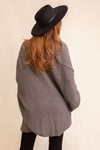 Cuddly Bat Sleeve Knit Cardigan Ponchos