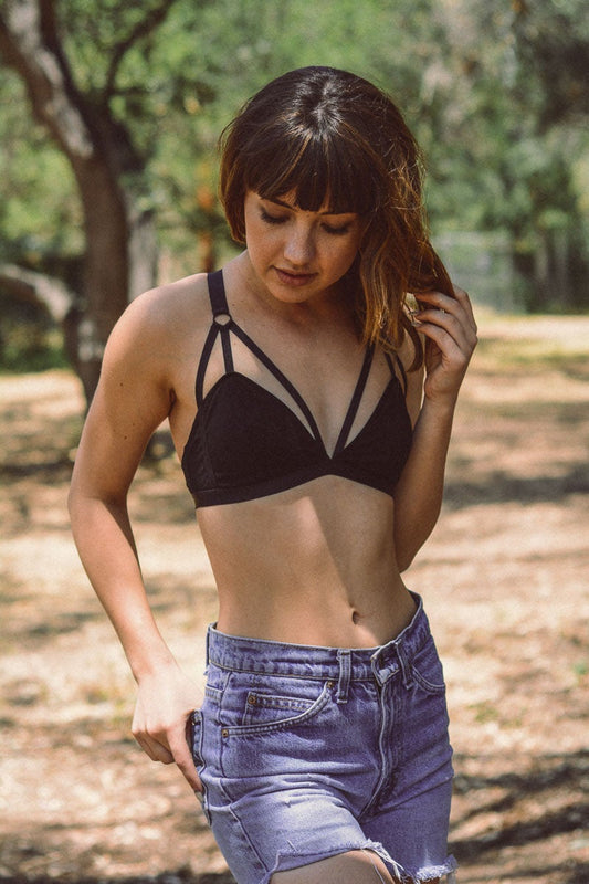 Cut Out Strappy Bralette - NeoKira Unlimited