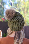 Cute Textured Pom Beanie Beanies Leto Collection   