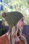 Cute Textured Pom Beanie Beanies Leto Collection   