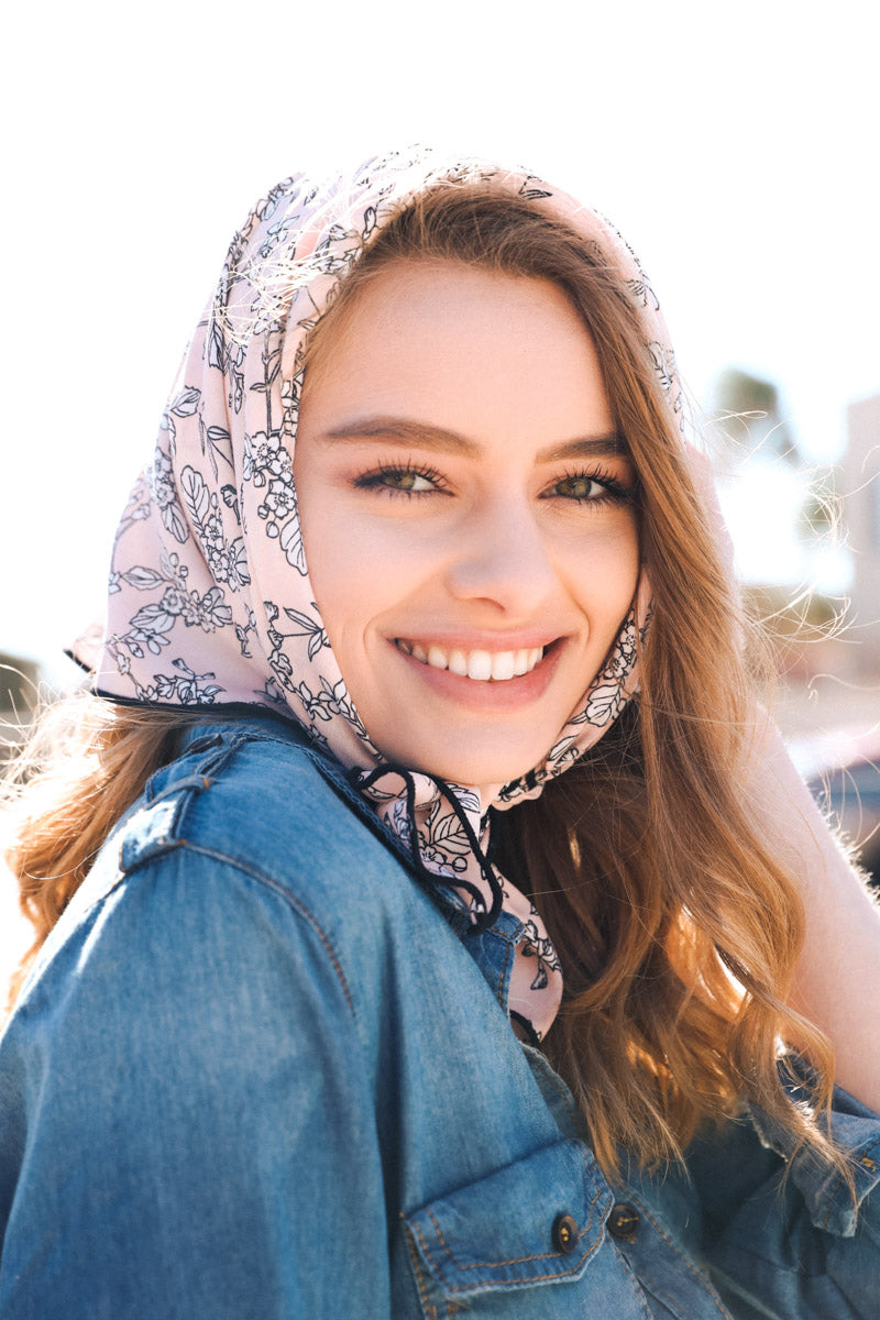 Cutesy Floral Bandana Bandanas Leto Collection   