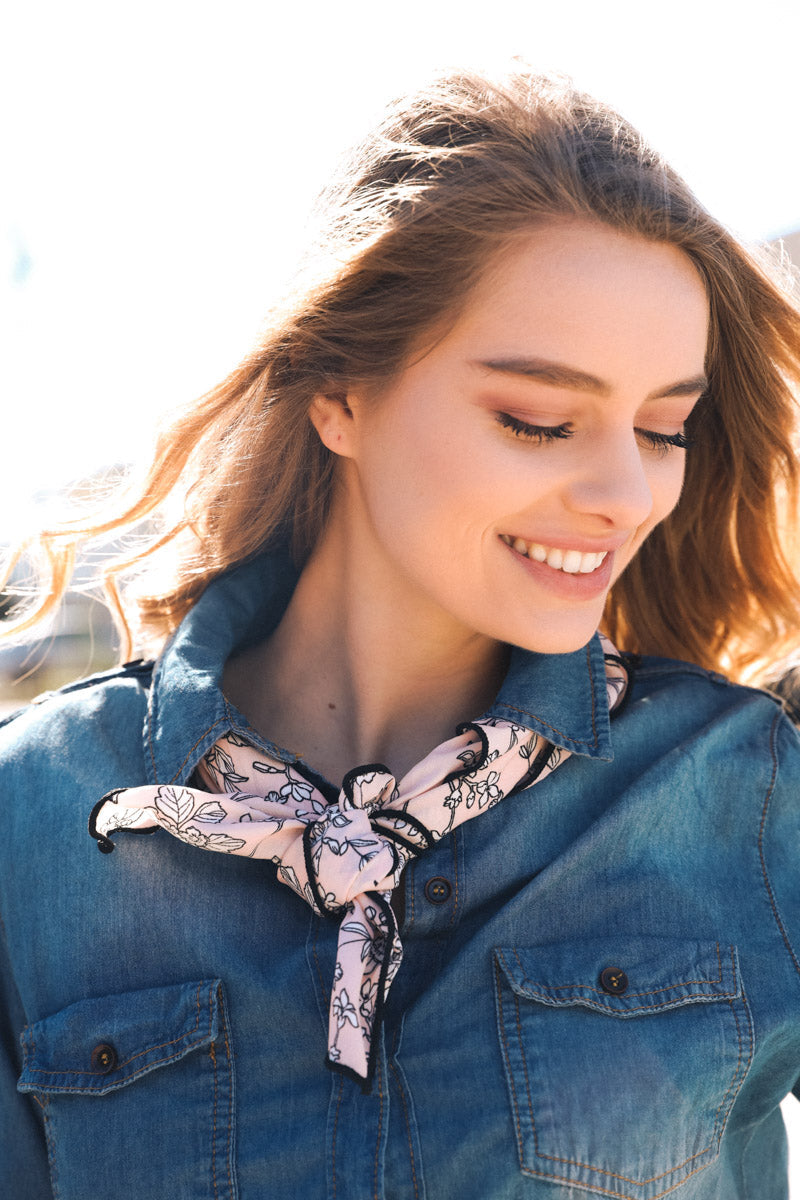 Cutesy Floral Bandana Bandanas Leto Collection   