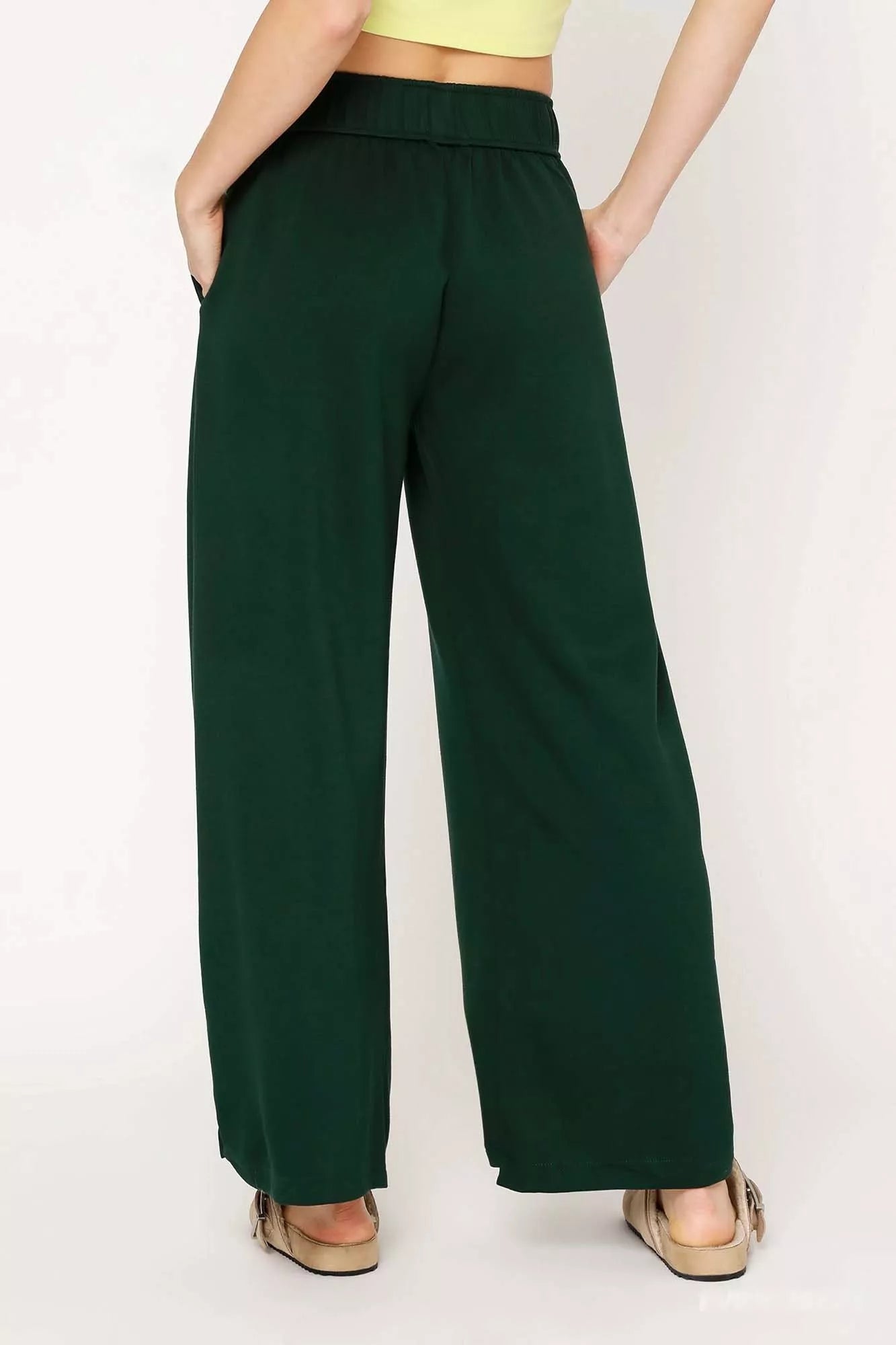 Umgee Wide Leg Drawstring Pants Boho Lounge Comfort Style - NeoKira Unlimited